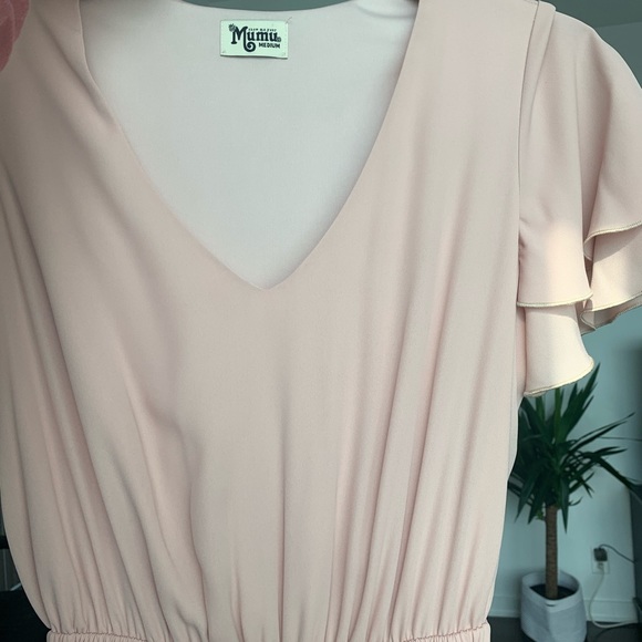 Floorlength Pink Dress - Perfect for Bridesmaid - Picture 4 of 4